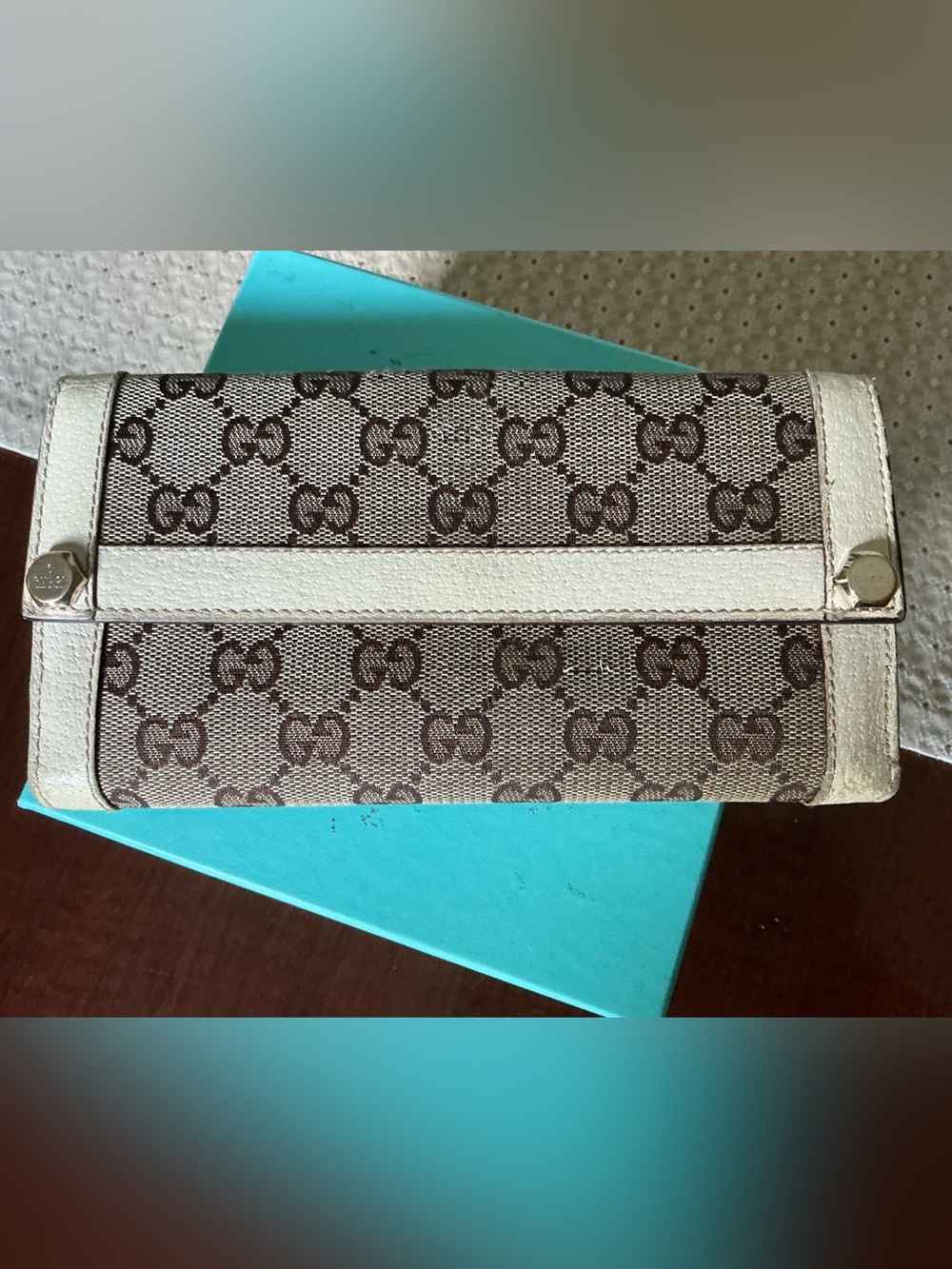 Gucci Monogram GG Long Continental Wallet Leather & Canvas - Picture 6 of 16
